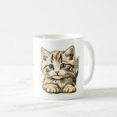 Nur ein süßes kleines Kätzchen sein Kaffeetasse (VorderseiteRechts)