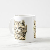 Nur ein süßes kleines Kätzchen sein Kaffeetasse (Vorderseite Links)