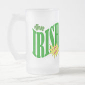 Nur ein Tag irisch Mattglas Bierglas (Links)