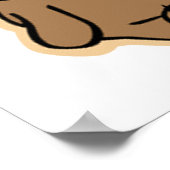 Nur ein Teddybär Poster (Ecke)