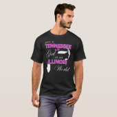Nur ein Tennessee-Mädchen in einer Illinois-Welt T-Shirt (Vorne ganz)