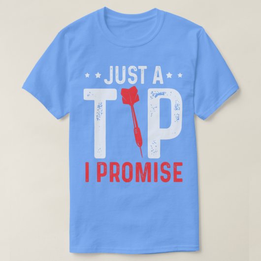 Nur ein Tipp I Promise Darts Jersey Dart Team T-Shirt (Design vorne)