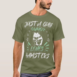 Nur ein Typ, der Hamsters Premium Liebe T-Shirt
