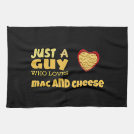 Nur ein Typ, der Käse und Käse Lieben Geschirrtuch