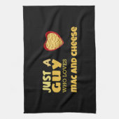 Nur ein Typ, der Käse und Käse Lieben Geschirrtuch (Vertikal)