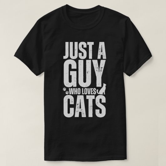 Nur ein Typ, der Lieben Chat T-Shirt (Design vorne)