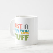 Nur ein Typ, der Lieben macht Kaffeetasse (Vorderseite Links)