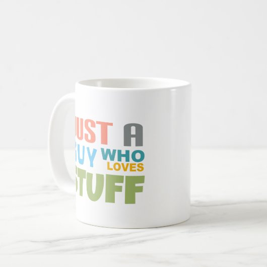 Nur ein Typ, der Lieben macht Kaffeetasse (Vorderseite Links)