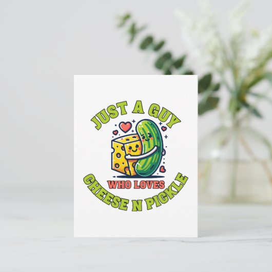 Nur ein Typ, der Lieben picken Postkarte (Stehend Vorderseite)