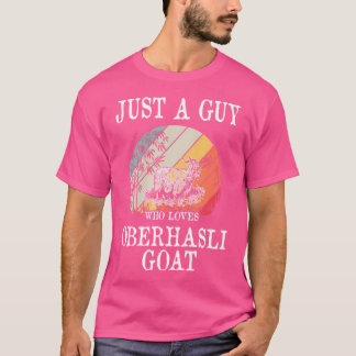 Nur ein Typ, der Oberhasli-Ziege Lieben T-Shirt