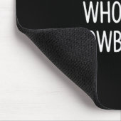 Nur ein Typ, der Snowboarden Liebe - Mousepad (Ecke)