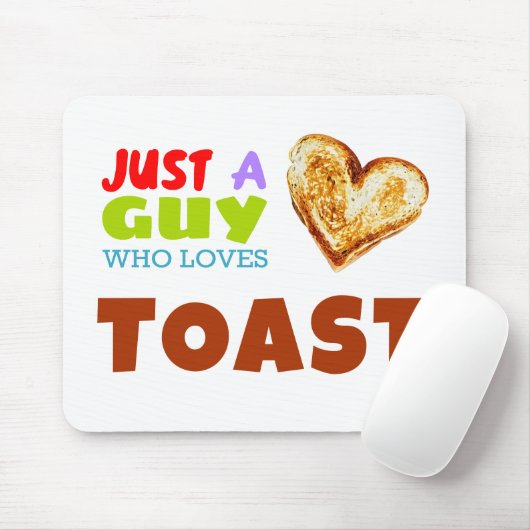 Nur ein Typ, der Toast-Laptop-Sieb Liebe Mousepad (Mit Mouse)