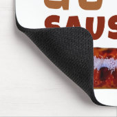 Nur ein Typ, der Würstchen Liebe Mousepad (Ecke)