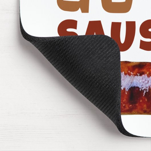 Nur ein Typ, der Würstchen Liebe Mousepad (Ecke)