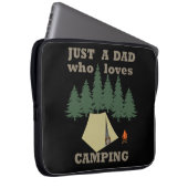 Nur ein Vater, der Camping und Wandern Lieben Laptopschutzhülle (Vorne Rechts)