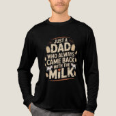 Nur ein Vater, der immer mit Milchviint zurückkam Tri-Blend Shirt (Vorderseite)