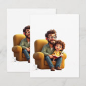 Nur ein Vater, der immer unterstützt Einladung (Vorne/Hinten)