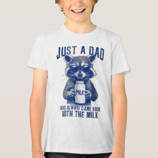 Nur ein Vater, der immer wieder mit dem Milchfaden Tri-Blend Shirt