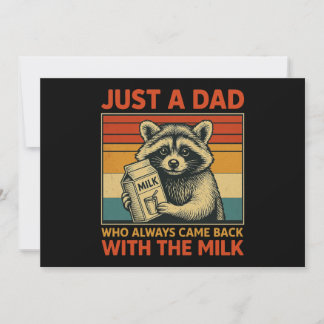 Nur ein Vater, der immer wieder mit der Milch zurü Einladung