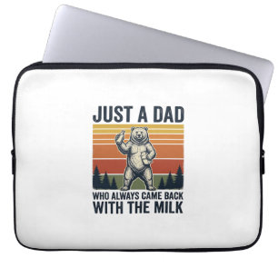 Nur ein Vater kam mit dem Milk Bear Shirt zurück_1 Laptopschutzhülle