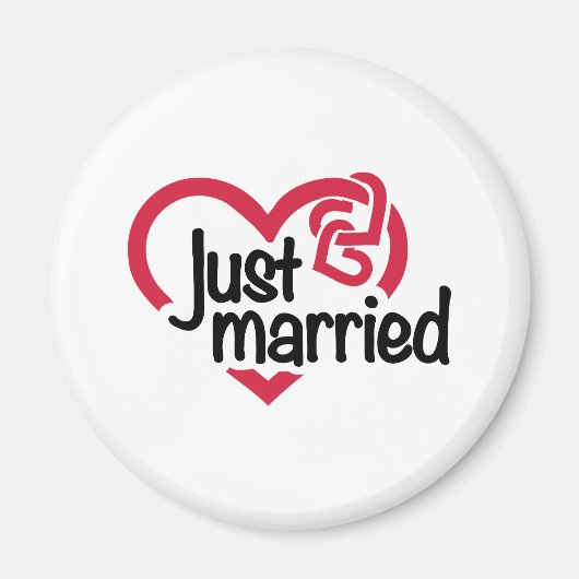 Nur ein verheiratetes Herz Magnet (Vorne)