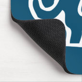 Nur ein weißer Elefant Mousepad (Ecke)