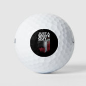 Nur ein weißer Typ für Kamala Harris Wahl 2024 Golfball (Vorderseite)