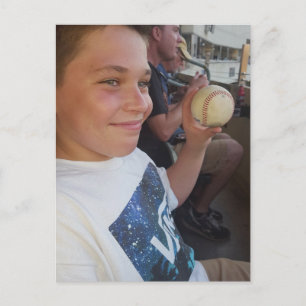 Nur ein weiterer Tag im Ballpark Postkarte