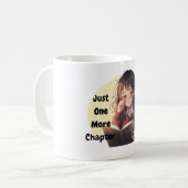 "Nur ein weiteres Kapitel" Lesetasse Kaffeetasse (Vorderseite Links)