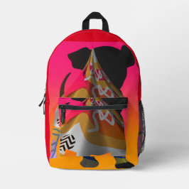 Nur ein Welpenkind Bedruckter Rucksack