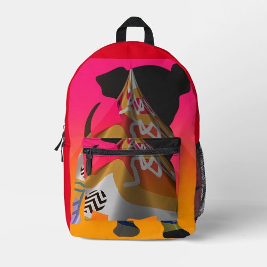 Nur ein Welpenkind Bedruckter Rucksack (Vorderseite)