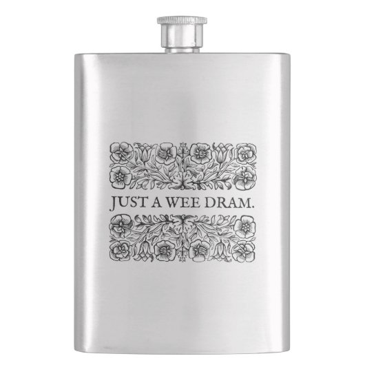 Nur ein Wesenszug Flachmann (Vorderseite)