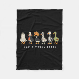 Nur ein wunderbares GänseHalloween Goose Spooky Se Fleecedecke
