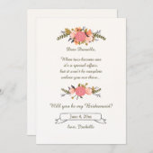 Nur eine Anfrage Einladung (Vorne/Hinten)