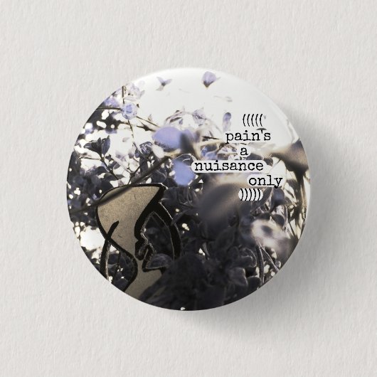 nur eine Belästigung der Schmerz Button (Vorderseite)