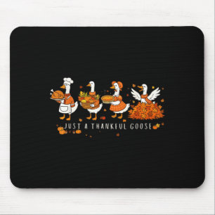 Nur eine dankbare Gans Lustige alberne Gans Thanks Mousepad