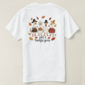 Nur eine dankbare Gans T-Shirt (Design Rückseite)