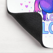 Nur eine die Axolotl liebt Mousepad (Ecke)
