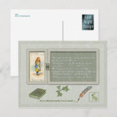 Nur eine dünne Postkarte (Vorne/Hinten)