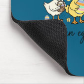 Nur eine ei-genervte Gans alberner lustiger Ostert Mousepad (Ecke)