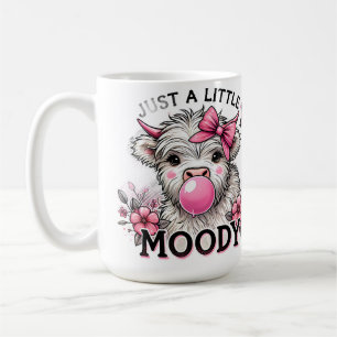 Nur eine ein bisschen launische Babykuh Kaffeetasse