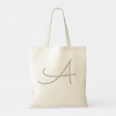 Nur eine einfache Tasche mit ihrem Namen (Rückseite)