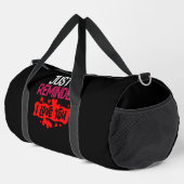 Nur eine Erinnerung, ich liebe dich Duffle Bag (Rechte Ecke)