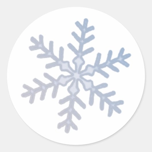Nur eine Flake Runder Aufkleber (Vorderseite)