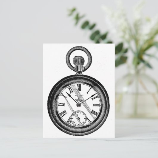 Nur eine Frage der Zeit Postkarte (Stehend Vorderseite)