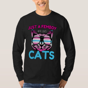 Nur eine Frau, die Lieben Katzen Katzen Gay Ästhet T-Shirt