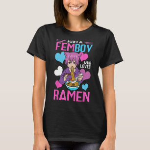 Nur eine Frau, die Lieben Ramen Crossdressing T-Shirt