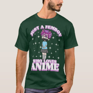 Nur eine Freundin, die Anime Chibi Anime Boy Liebe T-Shirt