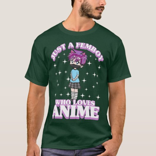 Nur eine Freundin, die Anime Chibi Anime Boy Liebe T-Shirt (Vorderseite)