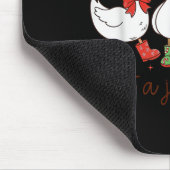 Nur eine fröhliche Gans -Weihnachtsgans - Fröhlich Mousepad (Ecke)